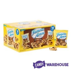 Famous Amos Bite Size Cookie Bags - 36-Piece Box -Candy Promotion Shop famous amos bite size cookie bags 36 piece box candy warehouse 4
