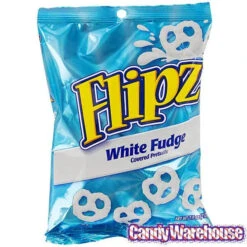 Flipz White Fudge Mini Pretzels: 7.5-Ounce Bag -Candy Promotion Shop flipz white fudge mini pretzels 7 5 ounce bag candy warehouse 4