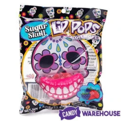 Flix Candy Day Of The Dead Sweet Skull Lip Pops Candy Packs: 12-Piece Display -Candy Promotion Shop flix candy day of the dead sweet skull lip pops candy packs 12 piece display candy warehouse 4