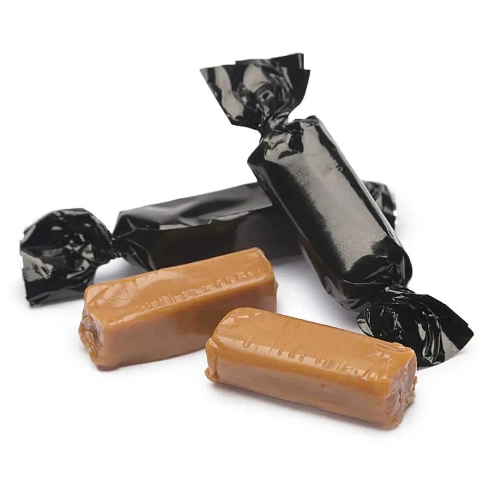 Foiled Caramel Candy - Black: 180-Piece Bag 3 Foiled Caramel Candy - Black: 180-Piece Bag