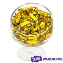 Foiled Caramel Candy - Gold: 180-Piece Bag -Candy Promotion Shop foiled caramel candy gold 180 piece bag candy warehouse 3