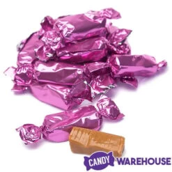 Foiled Caramel Candy - Hot Pink: 180-Piece Bag -Candy Promotion Shop foiled caramel candy hot pink 180 piece bag candy warehouse 5