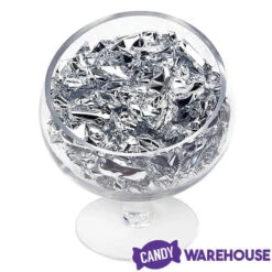 Foiled Caramel Candy - Silver: 180-Piece Bag 10 Foiled Caramel Candy - Silver: 180-Piece Bag -Candy Promotion Shop foiled caramel candy silver 180 piece bag candy warehouse 4