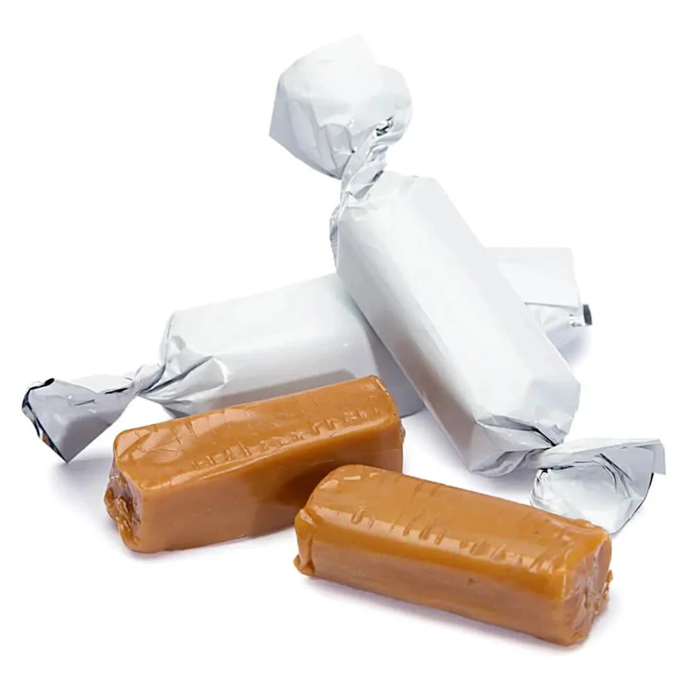 Foiled Caramel Candy - White: 180-Piece Bag 3 Foiled Caramel Candy - White: 180-Piece Bag
