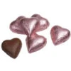 Foiled Milk Chocolate Hearts - Light Pink: 2LB Bag -Candy Promotion Shop foiled milk chocolate hearts light pink 2lb bag candy warehouse 1