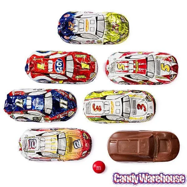 Foiled Milk Chocolate Race Cars: 36-Piece Display 5 Foiled Milk Chocolate Race Cars: 36-Piece Display - Image 3