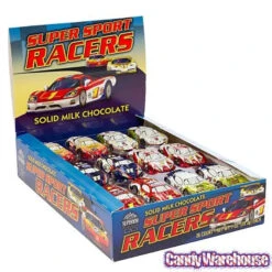 Foiled Milk Chocolate Race Cars: 36-Piece Display 10 Foiled Milk Chocolate Race Cars: 36-Piece Display -Candy Promotion Shop foiled milk chocolate race cars 36 piece display candy warehouse 4