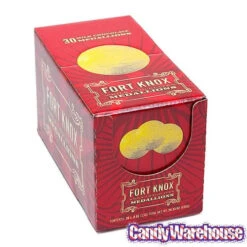 Fort Knox Gold Foiled Milk Chocolate US Dollar Medallions: 30-Piece Box -Candy Promotion Shop fort knox gold foiled milk chocolate us dollar medallions 30 piece box candy warehouse 9