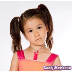 Giant Gummy Bear Necklace - Red -Candy Promotion Shop giant gummy bear necklace red candy warehouse 3