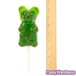 Giant Gummy Bear On A Stick - Sour Apple -Candy Promotion Shop giant gummy bear on a stick sour apple candy warehouse 3 74cac49c 09d1 46fd 9509 d71e63217813