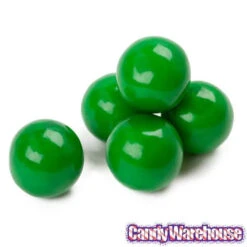 Green 1-Inch Gumballs: 2LB Bag -Candy Promotion Shop green 1 inch gumballs 2lb bag candy warehouse 3