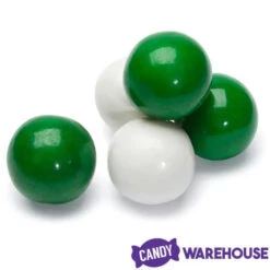 Gumballs Color Combo - Green And White: 4LB Box -Candy Promotion Shop gumballs color combo green and white 4lb box candy warehouse 3