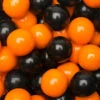 Gumballs Color Combo - Orange And Black: 4LB Box -Candy Promotion Shop gumballs color combo orange and black 4lb box candy warehouse 1