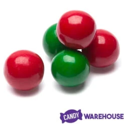 Gumballs Color Combo - Red And Green: 4LB Box -Candy Promotion Shop gumballs color combo red and green 4lb box candy warehouse 4
