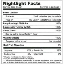 Gummy Bear Night Light - Orange -Candy Promotion Shop gummy bear night light orange candy warehouse 4