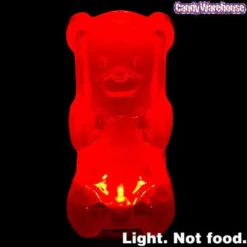 Gummy Bear Night Light - Red 10 Gummy Bear Night Light - Red -Candy Promotion Shop gummy bear night light red candy warehouse 4