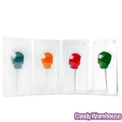 Gummy Skulls On A Stick Assortment: 4-Piece Box -Candy Promotion Shop gummy skulls on a stick assortment 4 piece box candy warehouse 9