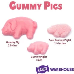 Gustaf's Pink Gummy Pigs: 1KG Bag -Candy Promotion Shop gustaf s pink gummy pigs 1kg bag candy warehouse 3