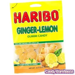 Haribo Ginger-Lemon Gummy Candy: 3LB Box -Candy Promotion Shop haribo ginger lemon gummy candy 3lb box candy warehouse 4