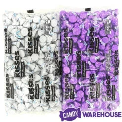 Hershey's Kisses Color Combo - Purple And White: 800-Piece Box 9 Hershey's Kisses Color Combo - Purple And White: 800-Piece Box -Candy Promotion Shop hershey s kisses color combo purple and white 800 piece box candy warehouse 3