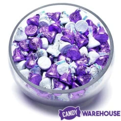Hershey's Kisses Color Combo - Purple And White: 800-Piece Box 10 Hershey's Kisses Color Combo - Purple And White: 800-Piece Box -Candy Promotion Shop hershey s kisses color combo purple and white 800 piece box candy warehouse 4