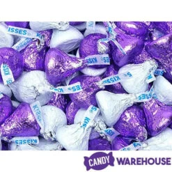 Hershey's Kisses Color Combo - Purple And White: 800-Piece Box 11 Hershey's Kisses Color Combo - Purple And White: 800-Piece Box -Candy Promotion Shop hershey s kisses color combo purple and white 800 piece box candy warehouse 5