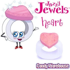 Jazzy Jewels Candy Rings: 30-Piece Bag -Candy Promotion Shop jazzy jewels candy rings 30 piece bag candy warehouse 6