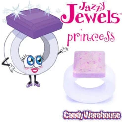 Jazzy Jewels Candy Rings: 30-Piece Jar -Candy Promotion Shop jazzy jewels candy rings 30 piece jar candy warehouse 3 0b51eeb0 3c9a 4c06 83f6 9688fce32e75