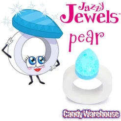 Jazzy Jewels Candy Rings: 30-Piece Jar -Candy Promotion Shop jazzy jewels candy rings 30 piece jar candy warehouse 7 c64ac162 9f42 4cf3 99bc 22c7a5f27993