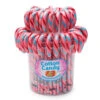 Jelly Belly Candy Canes - Cotton Candy: 80-Piece Bucket -Candy Promotion Shop jelly belly candy canes cotton candy 80 piece bucket candy warehouse 1