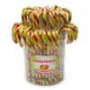 Jelly Belly Candy Canes - Watermelon: 80-Piece Bucket -Candy Promotion Shop jelly belly candy canes watermelon 80 piece bucket candy warehouse 1