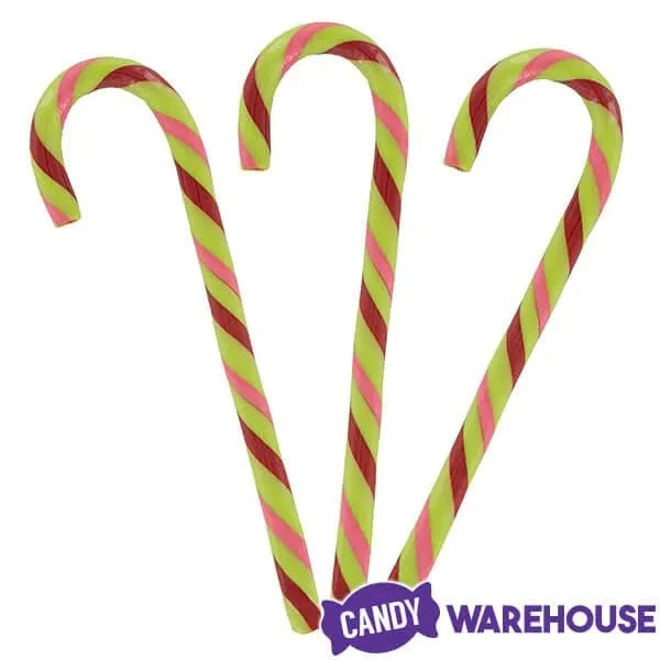 Jelly Belly Candy Canes - Watermelon: 80-Piece Bucket 4 Jelly Belly Candy Canes - Watermelon: 80-Piece Bucket - Image 2