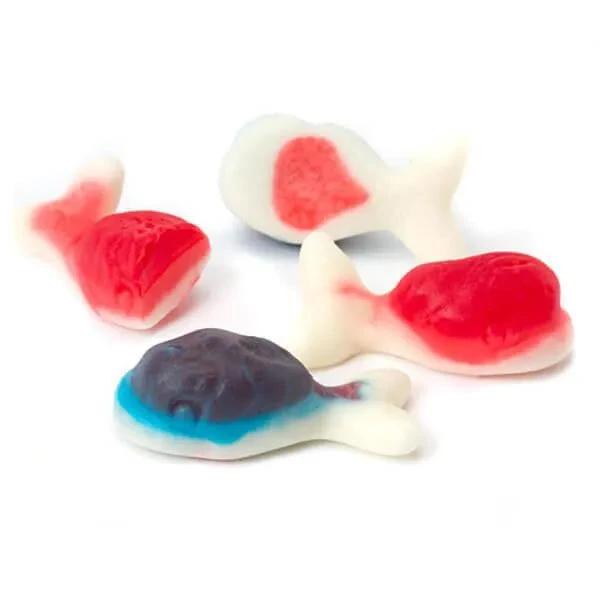 Jelly Filled Gummy Whales Candy: 1KG Bag 3 Jelly Filled Gummy Whales Candy: 1KG Bag