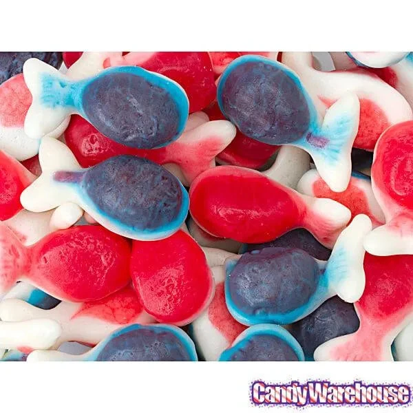 Jelly Filled Gummy Whales Candy: 1KG Bag 4 Jelly Filled Gummy Whales Candy: 1KG Bag - Image 2