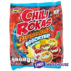 Jovy Chili Rokas Revolcadas Hard Candy - Assorted: 65-Piece Bag -Candy Promotion Shop jovy chili rokas revolcadas hard candy assorted 65 piece bag candy warehouse 4