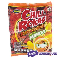Jovy Chili Rokas Revolcadas Hard Candy - Mango: 65-Piece Bag -Candy Promotion Shop jovy chili rokas revolcadas hard candy mango 65 piece bag candy warehouse 4