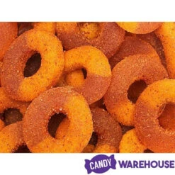 Jovy Crazy Gummy Rings Chamoy Candy - Peach: 5LB Bag -Candy Promotion Shop jovy crazy gummy rings chamoy candy peach 5lb bag candy warehouse 4