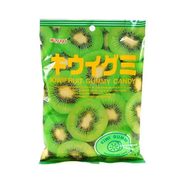 Kasugai Kiwi Gummy Candy: 24-Piece Bag 4 Kasugai Kiwi Gummy Candy: 24-Piece Bag - Image 2