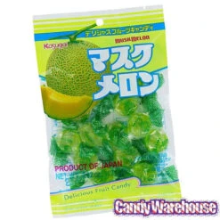 Kasugai Melon Hard Candy: 15-Piece Bag -Candy Promotion Shop kasugai melon hard candy 15 piece bag candy warehouse 4