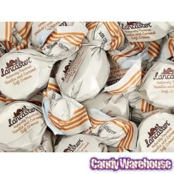 Lancaster Caramel And Vanilla Soft Cremes Candy: 8-Ounce Bag -Candy Promotion Shop lancaster caramel and vanilla soft cremes candy 8 ounce bag candy warehouse 3