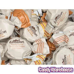 Lancaster Soft Cremes - Caramel, Vanilla, And Butterscotch - Caramel Candy: 2.5LB Gift Tin -Candy Promotion Shop lancaster soft cremes caramel vanilla and butterscotch caramel candy 2 5lb gift tin candy warehouse 6