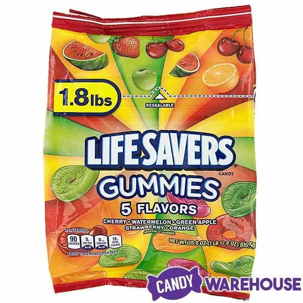 LifeSavers Gummies Candy - 5 Flavors: 1.6LB Bag 7 LifeSavers Gummies Candy - 5 Flavors: 1.6LB Bag - Image 5