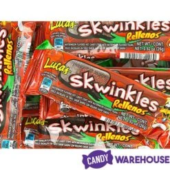 Lucas Skwinkles Rellenos Chili Candy Packs: 12-Piece Box -Candy Promotion Shop lucas skwinkles rellenos chili candy packs 12 piece box candy warehouse 3