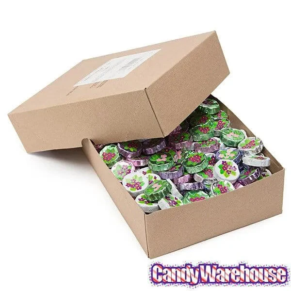 Madelaine Foiled Milk Chocolate Flower Wafers - Violets: 5LB Bag 4 Madelaine Foiled Milk Chocolate Flower Wafers - Violets: 5LB Bag - Image 2