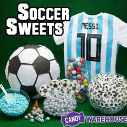 Madelaine Foiled Milk Chocolate Soccer Balls: 5LB Bag -Candy Promotion Shop madelaine foiled milk chocolate soccer balls 5lb bag candy warehouse 3