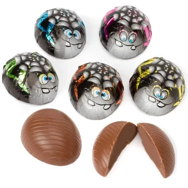 Madelaine Foiled Milk Chocolate Spooky Spiders: 60-Piece Display 3 Madelaine Foiled Milk Chocolate Spooky Spiders: 60-Piece Display