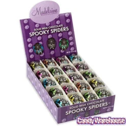 Madelaine Foiled Milk Chocolate Spooky Spiders: 60-Piece Display 7 Madelaine Foiled Milk Chocolate Spooky Spiders: 60-Piece Display -Candy Promotion Shop madelaine foiled milk chocolate spooky spiders 60 piece display candy warehouse 3