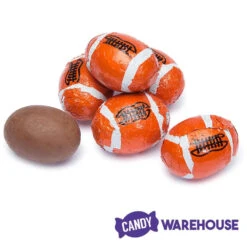 Madelaine Foiled Milk Chocolate Sports Balls 2-Ounce Mesh Bags - Football: 24-Piece Tub -Candy Promotion Shop madelaine foiled milk chocolate sports balls 2 ounce mesh bags football 24 piece tub candy warehouse 3