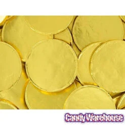 Madelaine Gold Foiled Milk Chocolate Coins - Blank: 5LB Bag -Candy Promotion Shop madelaine gold foiled milk chocolate coins blank 5lb bag candy warehouse 3