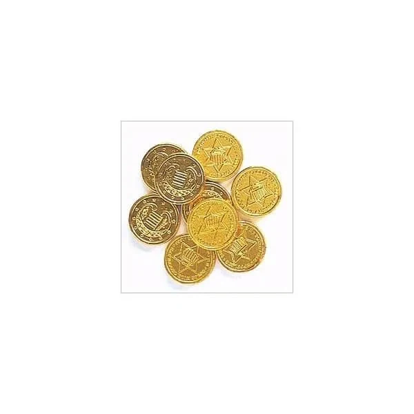 Madelaine Gold Foiled Milk Chocolate Coins - Small: 5LB Bag 4 Madelaine Gold Foiled Milk Chocolate Coins - Small: 5LB Bag - Image 2